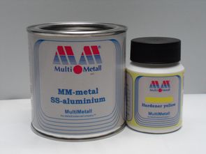 MM-metal SS-aluminium with Hardener yellow